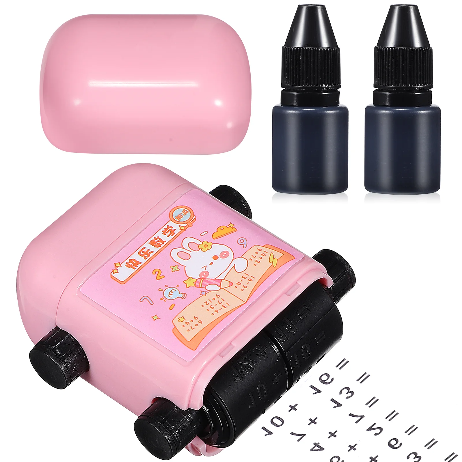 Ink Smart Math Stamp Learning Roller Teaching Match Number Stamps Tool Plastic Addition Subtraction Preschool
Ink Smart Math Stamp Learning Roller Teaching Match Number Stamps Tool Plastic Addition Subtraction Preschool