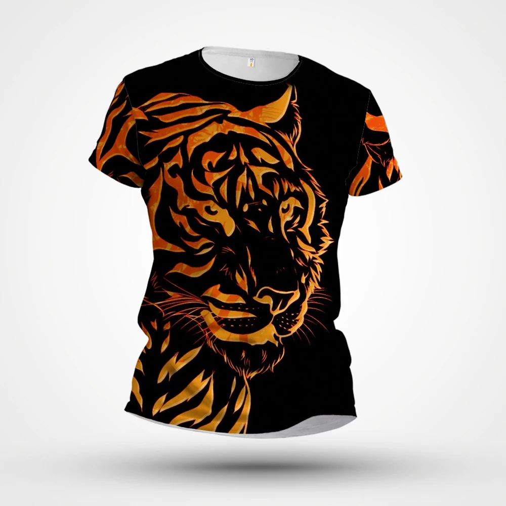 2023 New Summer T-shirt Factory Direct Sales 3D Printing Custom Personalized Fashion Tiger Pattern
2023 New Summer T-shirt Factory Direct Sales 3D Printing Custom Personalized Fashion Tiger Pattern