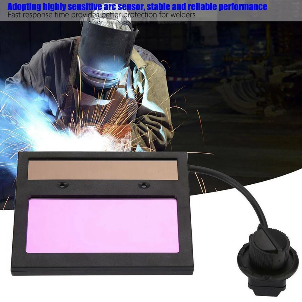 Solar Welding Welding Equipment Automatic Fully Filter Helmet Helmet Mask Powered Dimming 108*50MM Darkening Welding Lens
Solar Welding Welding Equipment Automatic Fully Filter Helmet Helmet Mask Powered Dimming 108*50MM Darkening Welding Lens
