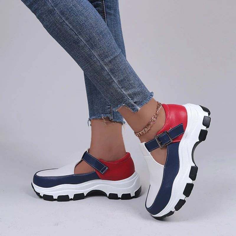 Platform Sandals Wedge Women Shoes Summer Buckle Large Size Sneaker Comfortable Soft Loafers Woman Vulcanize Flats
Platform Sandals Wedge Women Shoes Summer Buckle Large Size Sneaker Comfortable Soft Loafers Woman Vulcanize Flats