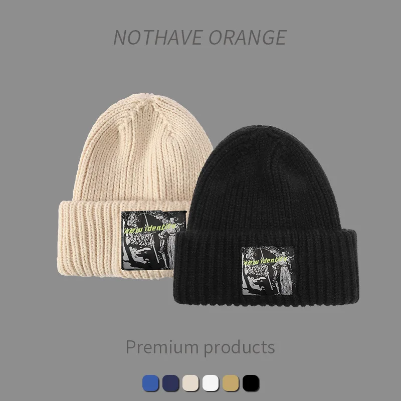 Warm Hat Female Autumn Winter Fashion Versatile Casual Knitted Cap Thickened Cold Hats женская шапка Winter Hats fFor Women 
Warm Hat Female Autumn Winter Fashion Versatile Casual Knitted Cap Thickened Cold Hats женская шапка Winter Hats fFor Women