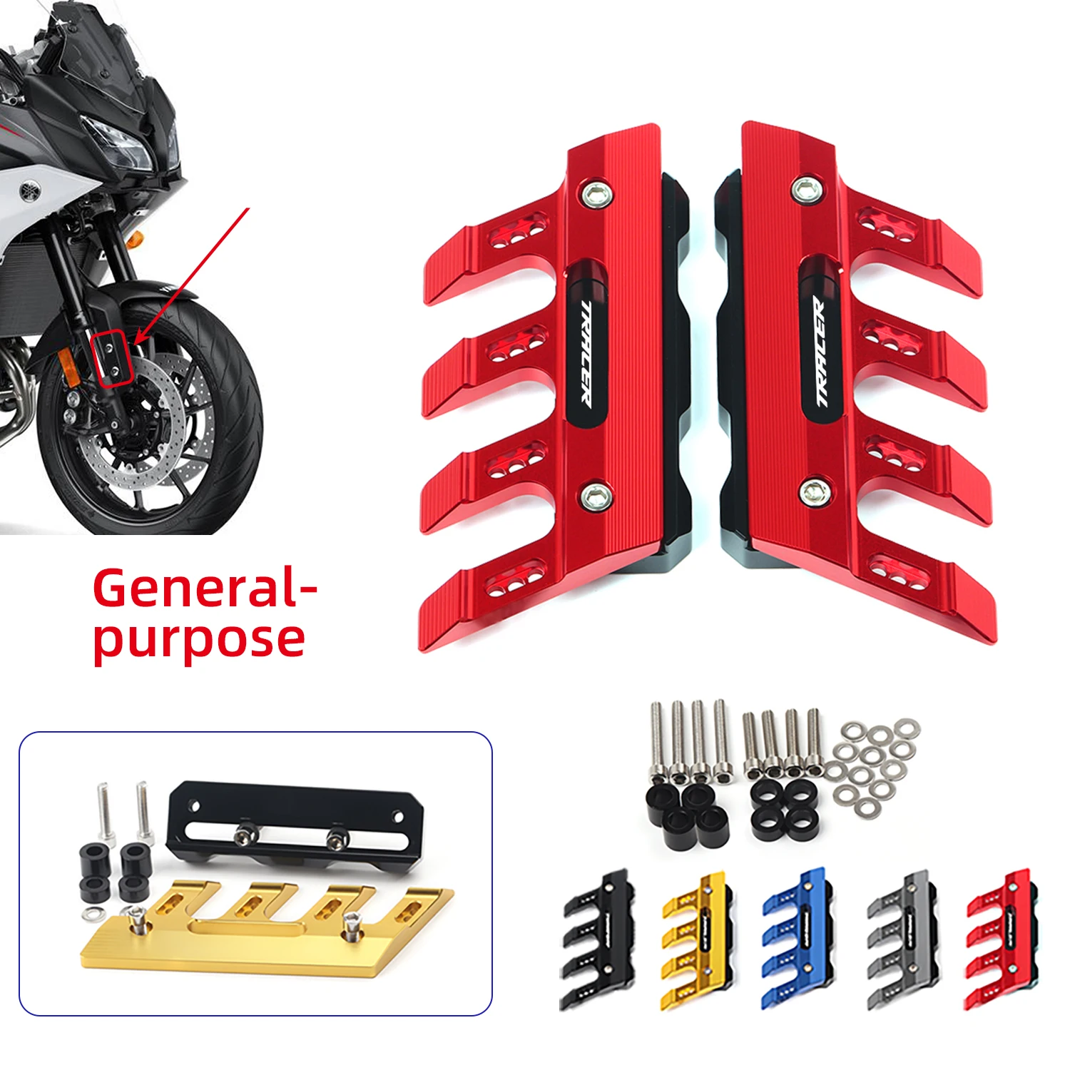 For Yamaha TRACER900-GT 2018 2019 2020 Motorcycle Accessories Mudguard Side Protection Block Front Fender Side Anti-Fall Slider
For Yamaha TRACER900-GT 2018 2019 2020 Motorcycle Accessories Mudguard Side Protection Block Front Fender Side Anti-Fall Slider