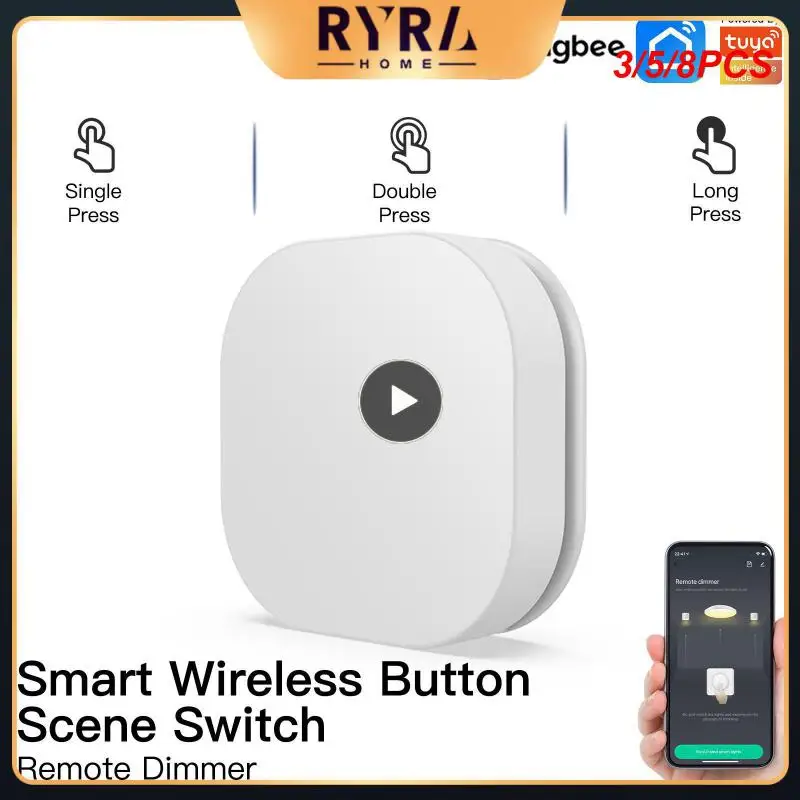 3/5/8PCS Foldable Scene Switch Button Controller Tuya Zigbee Long Press Dimming Switch Controller One Key Control Smart Switch
3/5/8PCS Foldable Scene Switch Button Controller Tuya Zigbee Long Press Dimming Switch Controller One Key Control Smart Switch