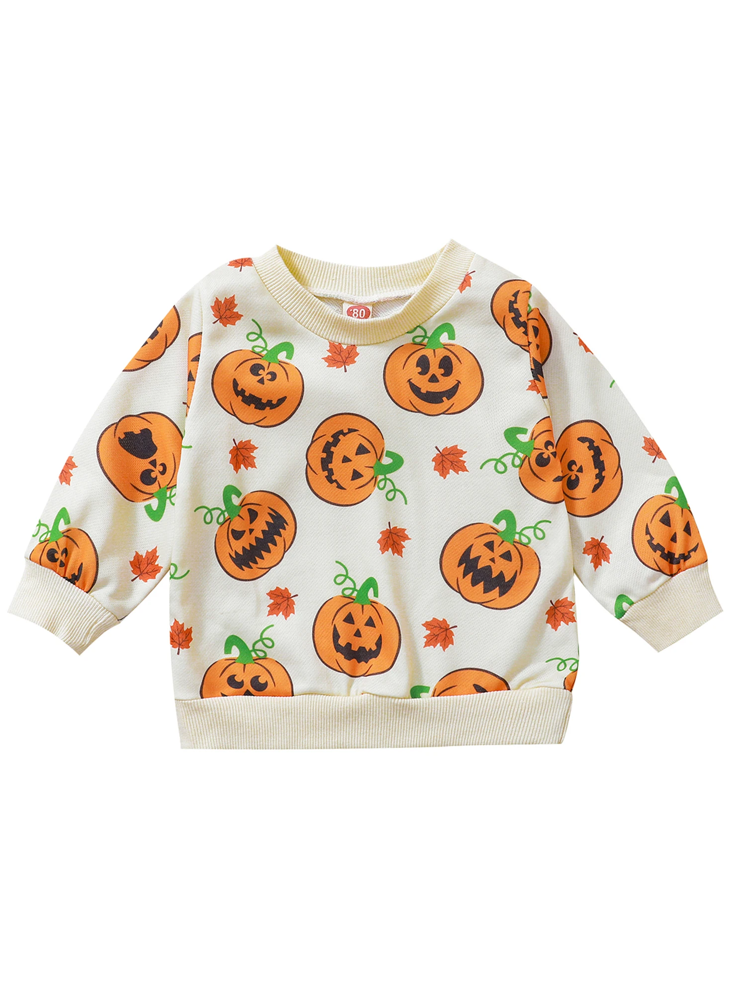 Toddler Kid Halloween Pullover Long Sleeve Cartoon Pumpkin Printed Round Neck Tops Casual Simple Style Tee Shirt
Toddler Kid Halloween Pullover Long Sleeve Cartoon Pumpkin Printed Round Neck Tops Casual Simple Style Tee Shirt