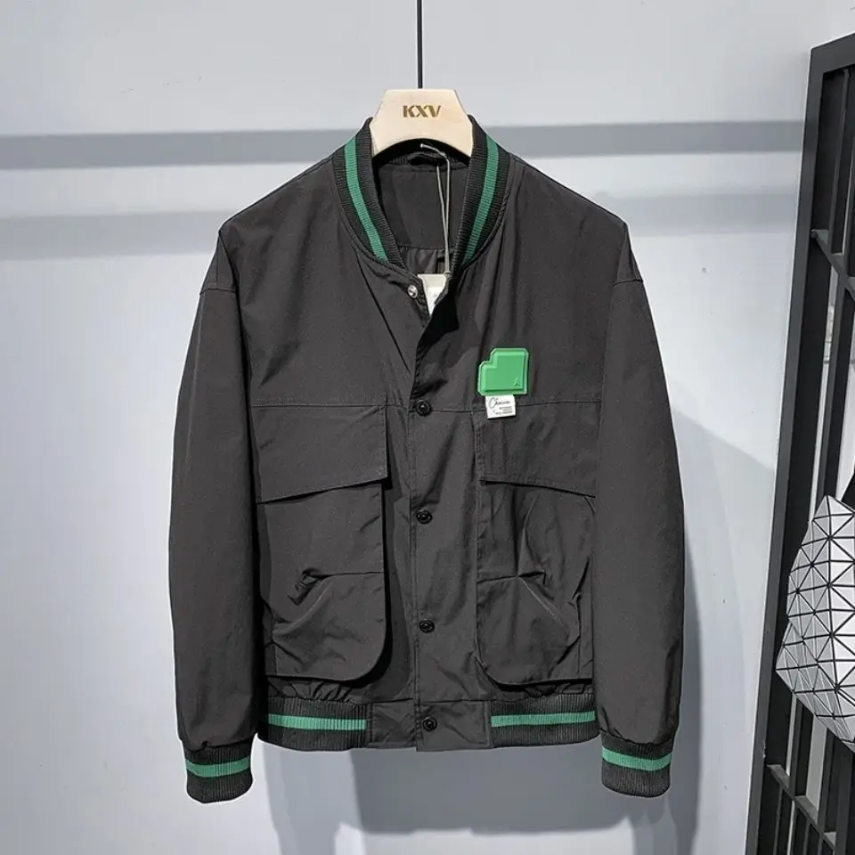Spring Baseball Uniform Jacket Men's Big Pocket Stitching Trendy Handsome Work Jacket Casual Loose Comprehensive Training Coat
Spring Baseball Uniform Jacket Men's Big Pocket Stitching Trendy Handsome Work Jacket Casual Loose Comprehensive Training Coat