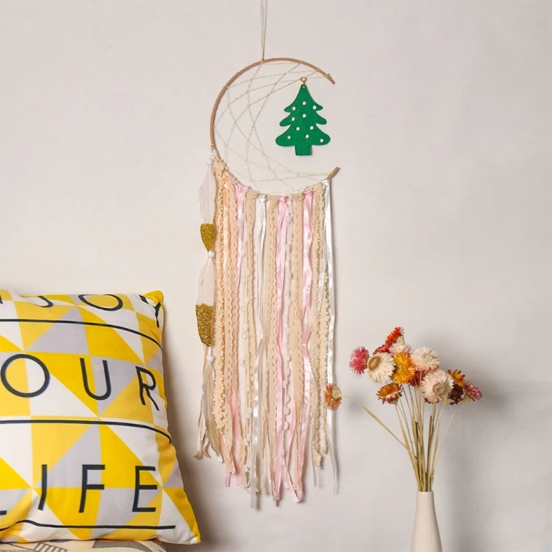 Christmas Tree Dream Catcher Hand Made Pendant Charm Ornament for Wedding Birthday Party Decorations Gift
Christmas Tree Dream Catcher Hand Made Pendant Charm Ornament for Wedding Birthday Party Decorations Gift