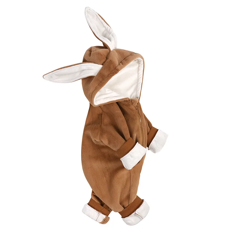 Newborn baby winter jumpsuit thickened and velvet baby rabbit ears romper rabbit plush romper
Newborn baby winter jumpsuit thickened and velvet baby rabbit ears romper rabbit plush romper