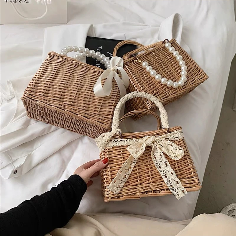 Straw Bags For Women Square Handbags Summer Rattan Shoulder Bags Handmade Knitted Storge Small Totes Bag 2022 New Fashion
Straw Bags For Women Square Handbags Summer Rattan Shoulder Bags Handmade Knitted Storge Small Totes Bag 2022 New Fashion