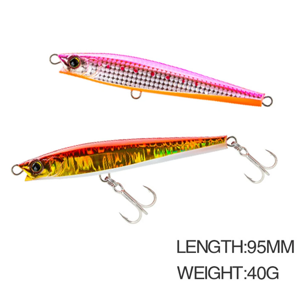 Minnow Fishing Lure 95mm 40g Luminous Sinking Lure Artificial Hard Bait Crankbait Wobblers Carp Perch Trout Fishing Accessories
Minnow Fishing Lure 95mm 40g Luminous Sinking Lure Artificial Hard Bait Crankbait Wobblers Carp Perch Trout Fishing Accessories