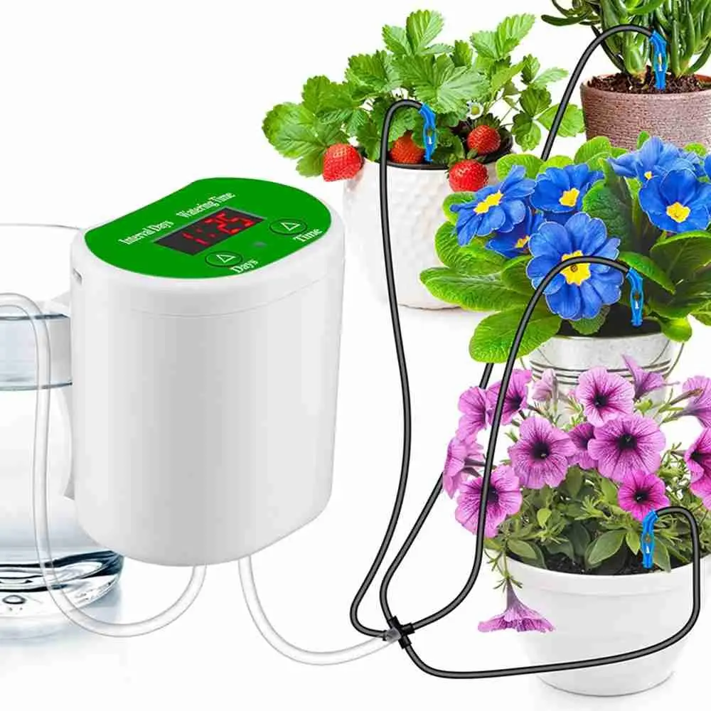 Controller Timer System Adjustable Dripper Smart Watering Device Irrigation Device Plant Waterers Automatic Watering
Controller Timer System Adjustable Dripper Smart Watering Device Irrigation Device Plant Waterers Automatic Watering