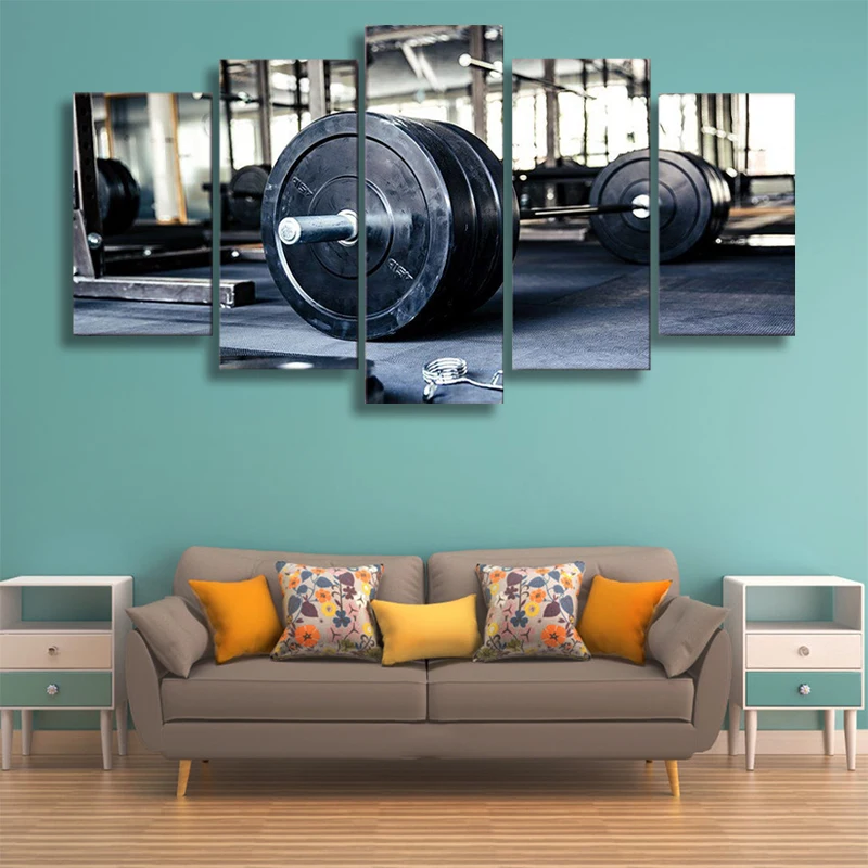 Weightlifting Sports Gym Fitness canvas Wall Art Picture Home Decor 5 Panel HD Print Poster No Framed Room Decor Paintings
Weightlifting Sports Gym Fitness canvas Wall Art Picture Home Decor 5 Panel HD Print Poster No Framed Room Decor Paintings