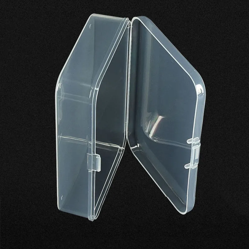 

Transparent Plastic Box Crafts Neads Organizer Clear Rectangle Case Jewelry Packaging Storage Container Durable