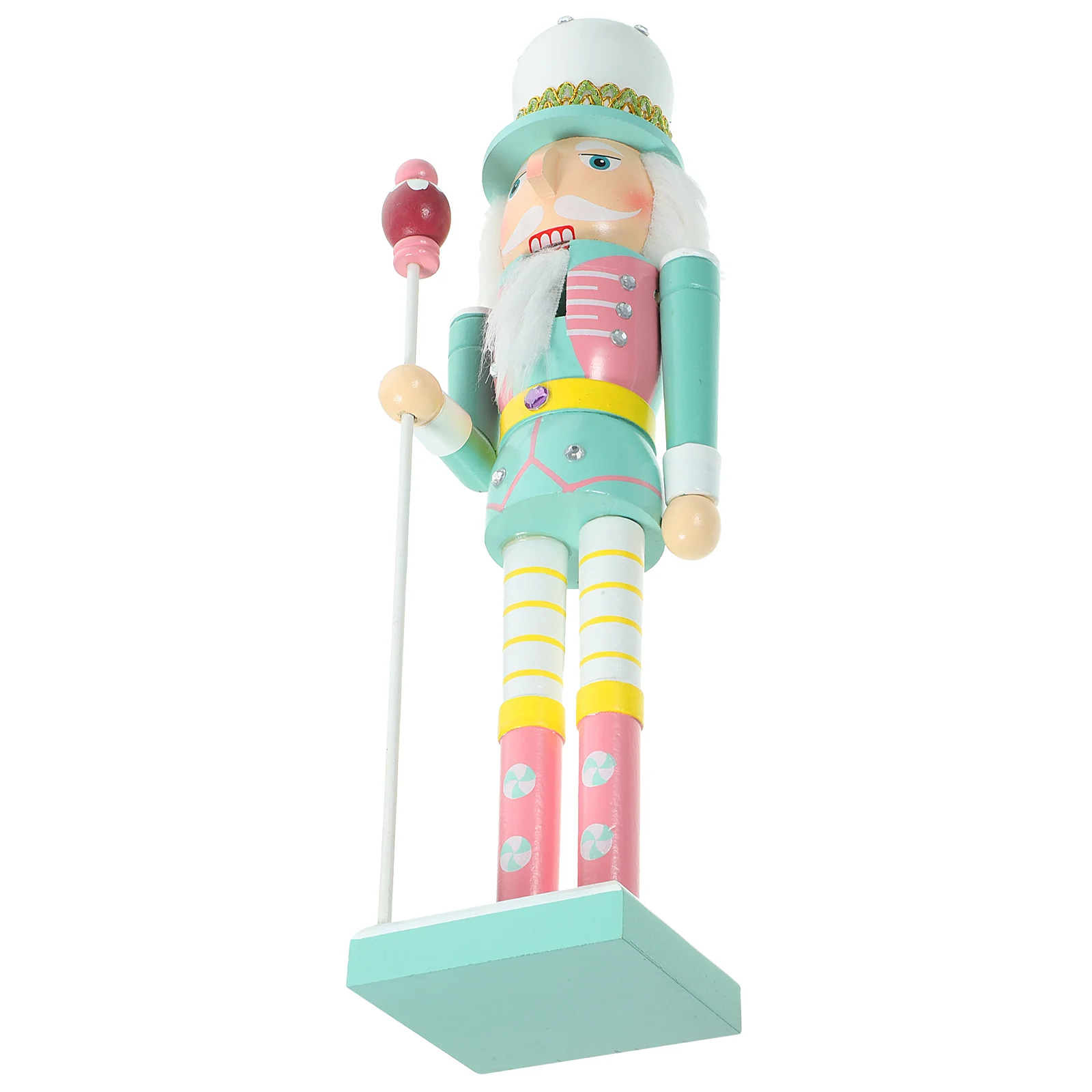Christmas Nutcracker Figurine Table Decoration Xmas Nutcracker Puppet Nutcracker Solider Model Wood Ornament 38x8.5x7.5cm
Christmas Nutcracker Figurine Table Decoration Xmas Nutcracker Puppet Nutcracker Solider Model Wood Ornament 38x8.5x7.5cm