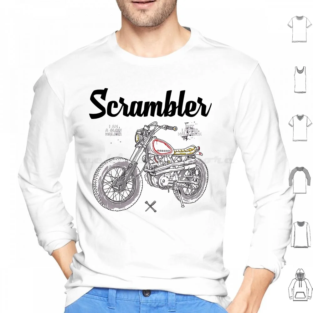 Толстовки Scrambler с длинным рукавом, велосипедные пинетки, ездить на велосипеде, гоночный гонщик, в японском стиле Caferacer
Толстовки Scrambler с длинным рукавом, велосипедные пинетки, ездить на велосипеде, гоночный гонщик, в японском стиле Caferacer