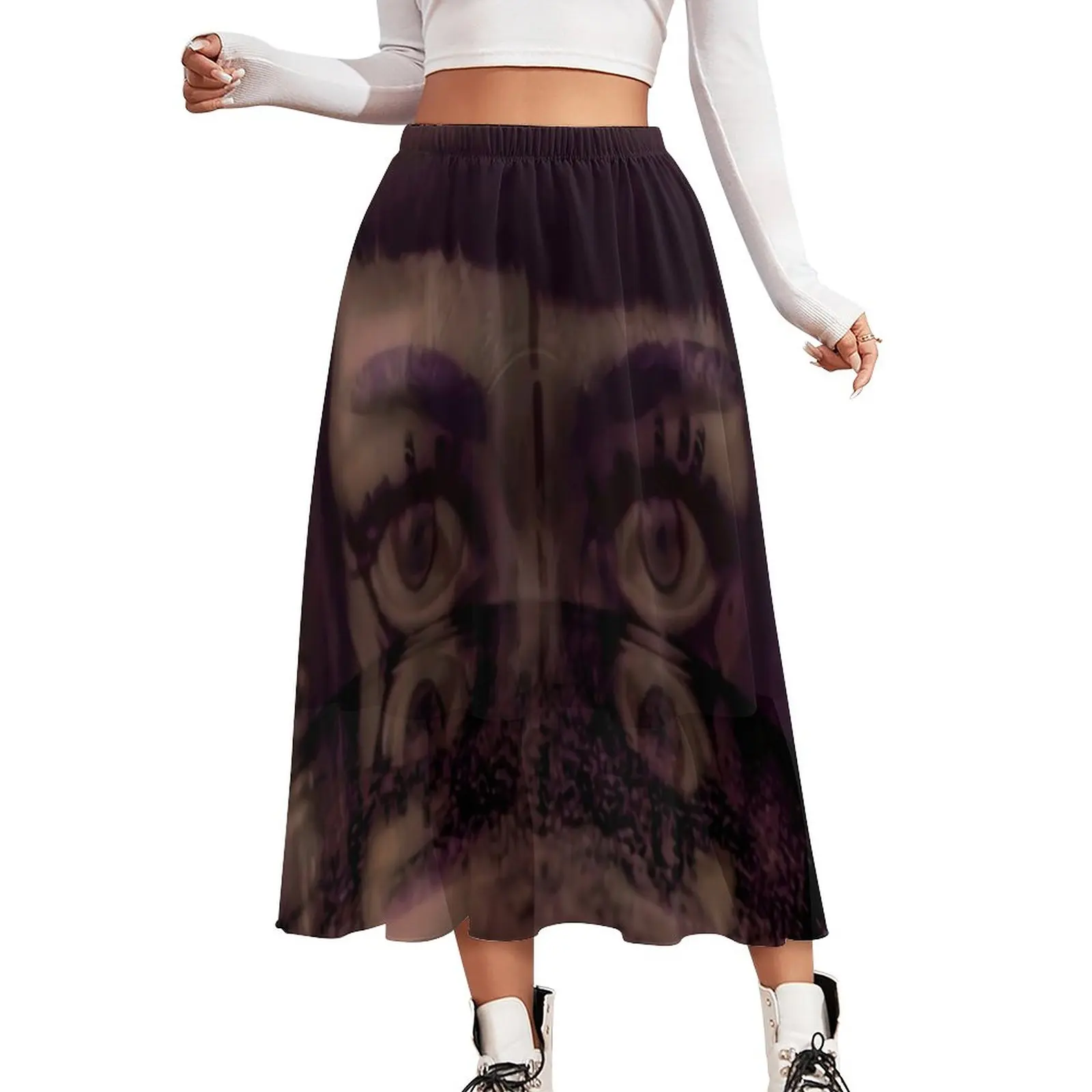 Jibaro Face Skirt Love Death Robots Harajuku Long Skirts Modern A-line Skirt Women Design Oversized Bottoms
Jibaro Face Skirt Love Death Robots Harajuku Long Skirts Modern A-line Skirt Women Design Oversized Bottoms