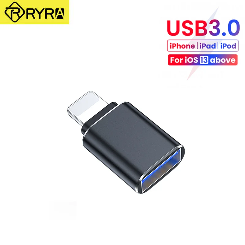 USB 3.0 OTG Adapter For IPhone 14 13 12 11 Pro XS Max XR X 8 7 6s IPad U Disk Lighting Male To USB 3.0 Adapter For IOS Device
USB 3.0 OTG Adapter For IPhone 14 13 12 11 Pro XS Max XR X 8 7 6s IPad U Disk Lighting Male To USB 3.0 Adapter For IOS Device