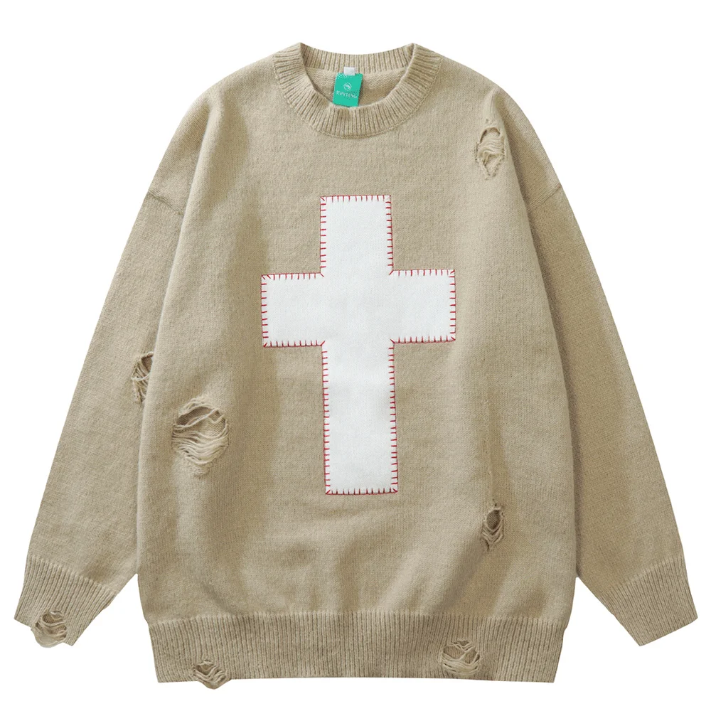 Мужской свитер в готическом стиле, повседневный трикотажный пуловер в стиле High Street с дырками, Азиатского размера, модель R020 на зиму, 2023
Мужской свитер в готическом стиле, повседневный трикотажный пуловер в стиле High Street с дырками, Азиатского размера, модель R020 на зиму, 2023