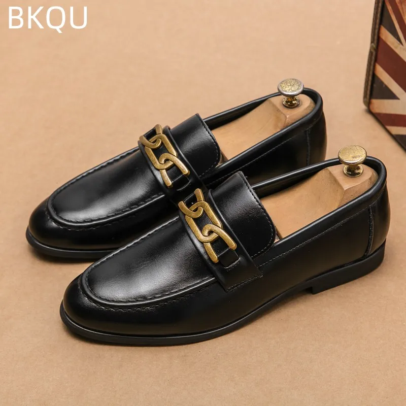 Elegant Men's Dress Shoes Slip on Round Toe Casual Lightweight Outdoor Wear-Resistant Flat Fashion Breathable Shoes Large Size 
Elegant Men's Dress Shoes Slip on Round Toe Casual Lightweight Outdoor Wear-Resistant Flat Fashion Breathable Shoes Large Size