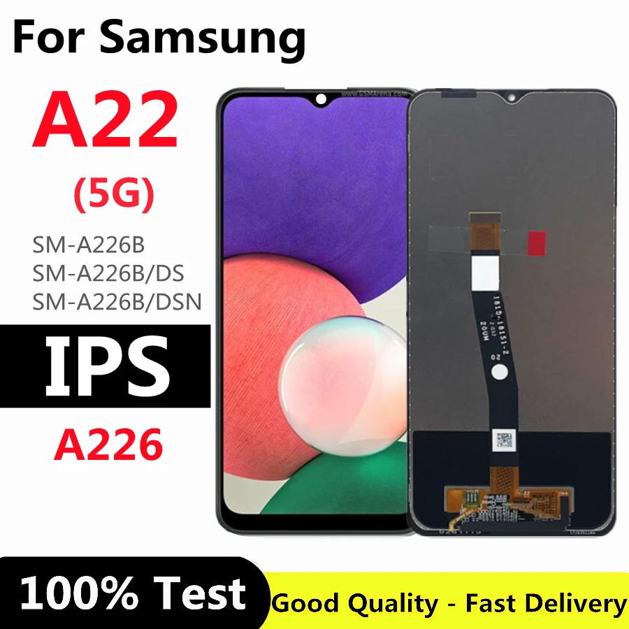6,6 "для Samsung Galaxy A22 5G A226 ЖК-дисплей с сенсорным экраном и дигитайзером в сборе для Samsung A22 5G LCD
6,6 "для Samsung Galaxy A22 5G A226 ЖК-дисплей с сенсорным экраном и дигитайзером в сборе для Samsung A22 5G LCD