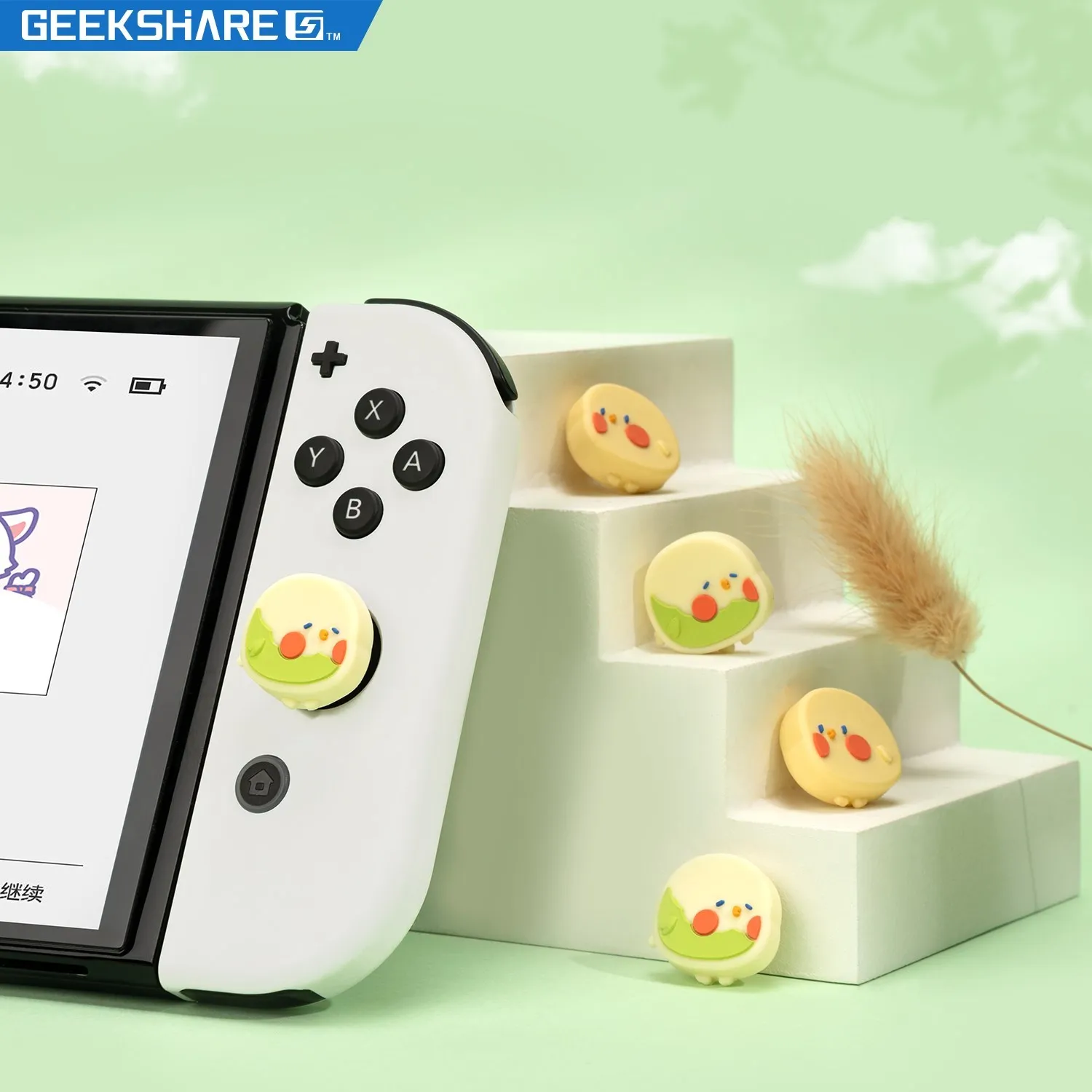 GeekShare Silicone Joystick Caps Kawaii Animal Thumb Grips For Nintendo Switch Oled NS Joy-con Controller Covers
GeekShare Silicone Joystick Caps Kawaii Animal Thumb Grips For Nintendo Switch Oled NS Joy-con Controller Covers