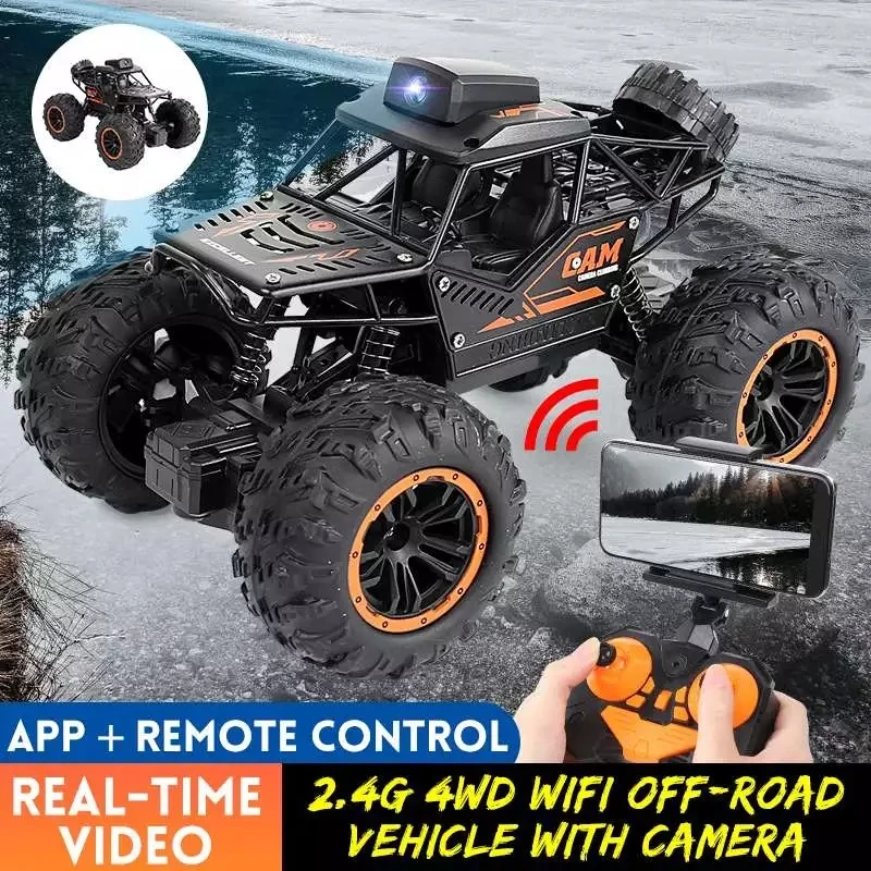 2.4G 4WD Rc Auto Met Wifi Fpv Hd Camera Off-Road High-Speed Afstandsbediening Drift Auto klimmen Auto Cadeau Voor Kinderen
2.4G 4WD Rc Auto Met Wifi Fpv Hd Camera Off-Road High-Speed Afstandsbediening Drift Auto klimmen Auto Cadeau Voor Kinderen