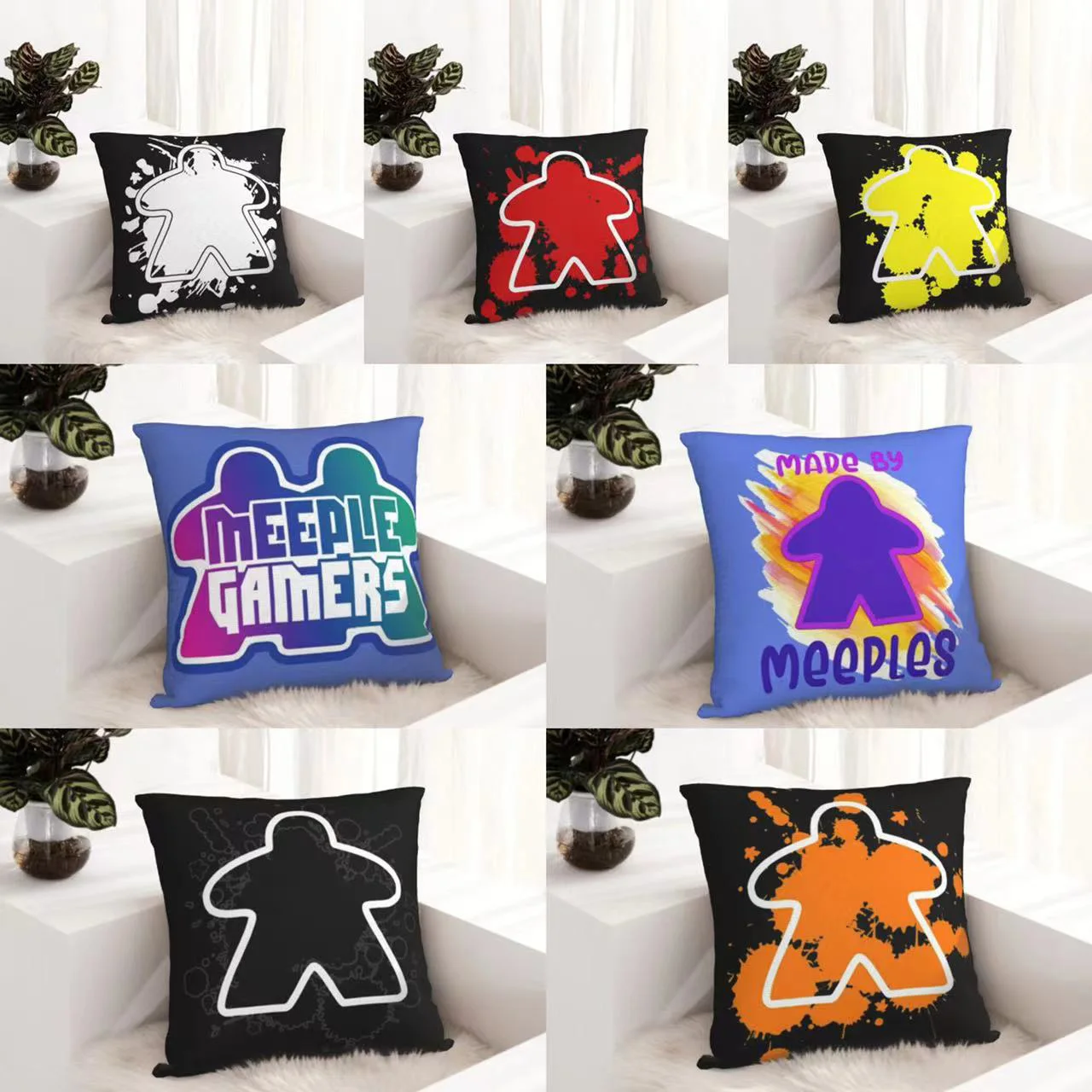 Meeples Playing Board Games Square Pillowcase Polyester Pillow Cover Velvet Cushion Comfort Throw Pillow For Home Living Room
Meeples Playing Board Games Square Pillowcase Polyester Pillow Cover Velvet Cushion Comfort Throw Pillow For Home Living Room