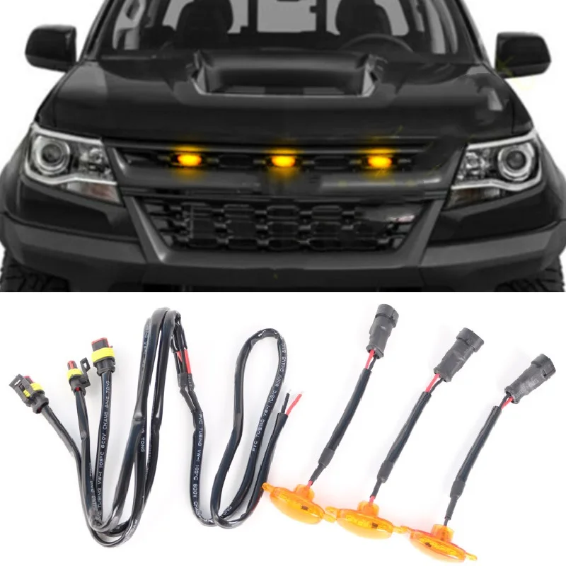 3PCS APP/Remote Control For Chevrolet Colorado 2017-2018 2019 2020 Grille LED Light Raptor Style Grill Trim Cover car accessorie
3PCS APP/Remote Control For Chevrolet Colorado 2017-2018 2019 2020 Grille LED Light Raptor Style Grill Trim Cover car accessorie