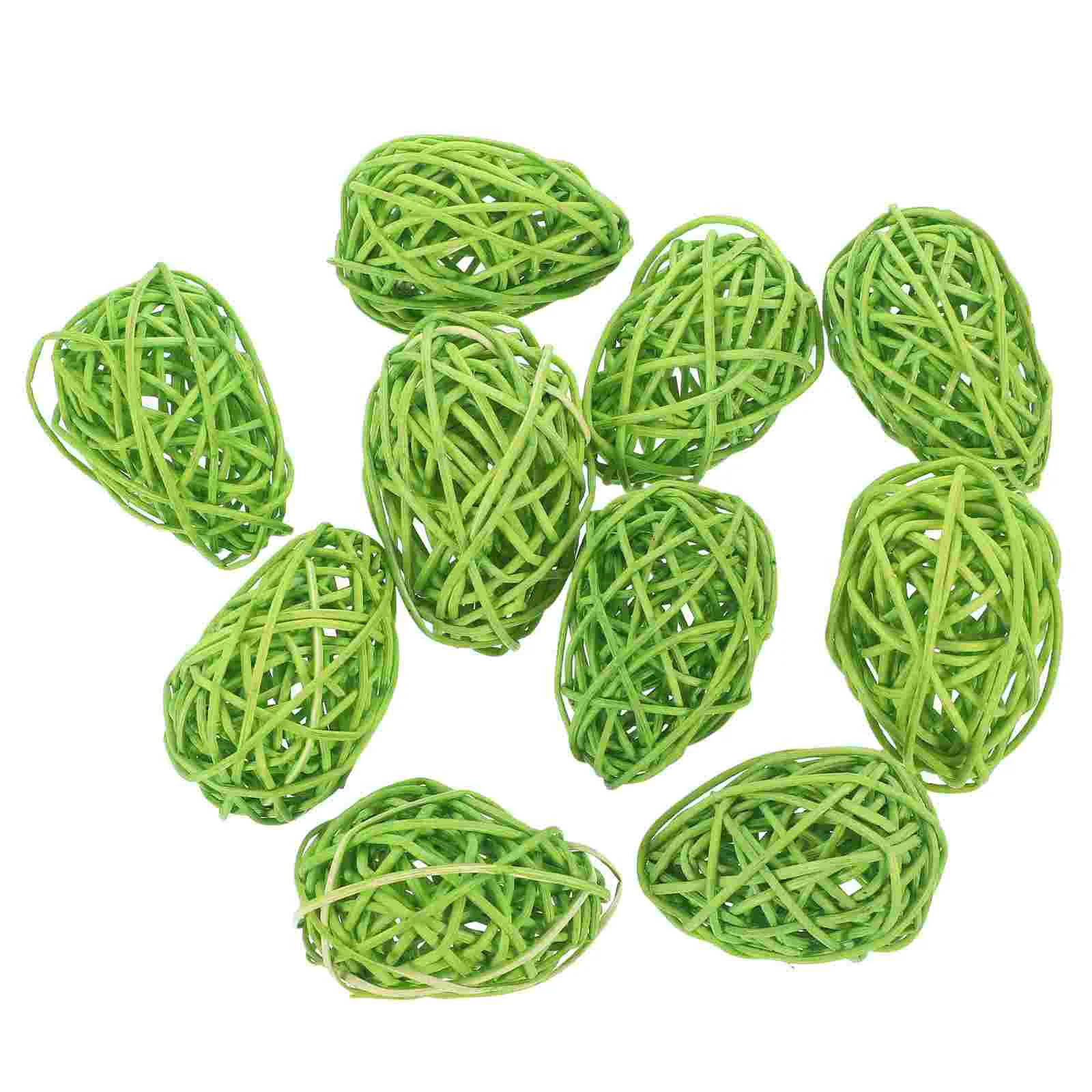 10pcs Easter Eggs Colorful Rattan Ball Easter Eggs Easter Egg Shaped Decorations Easter Gift
10pcs Easter Eggs Colorful Rattan Ball Easter Eggs Easter Egg Shaped Decorations Easter Gift