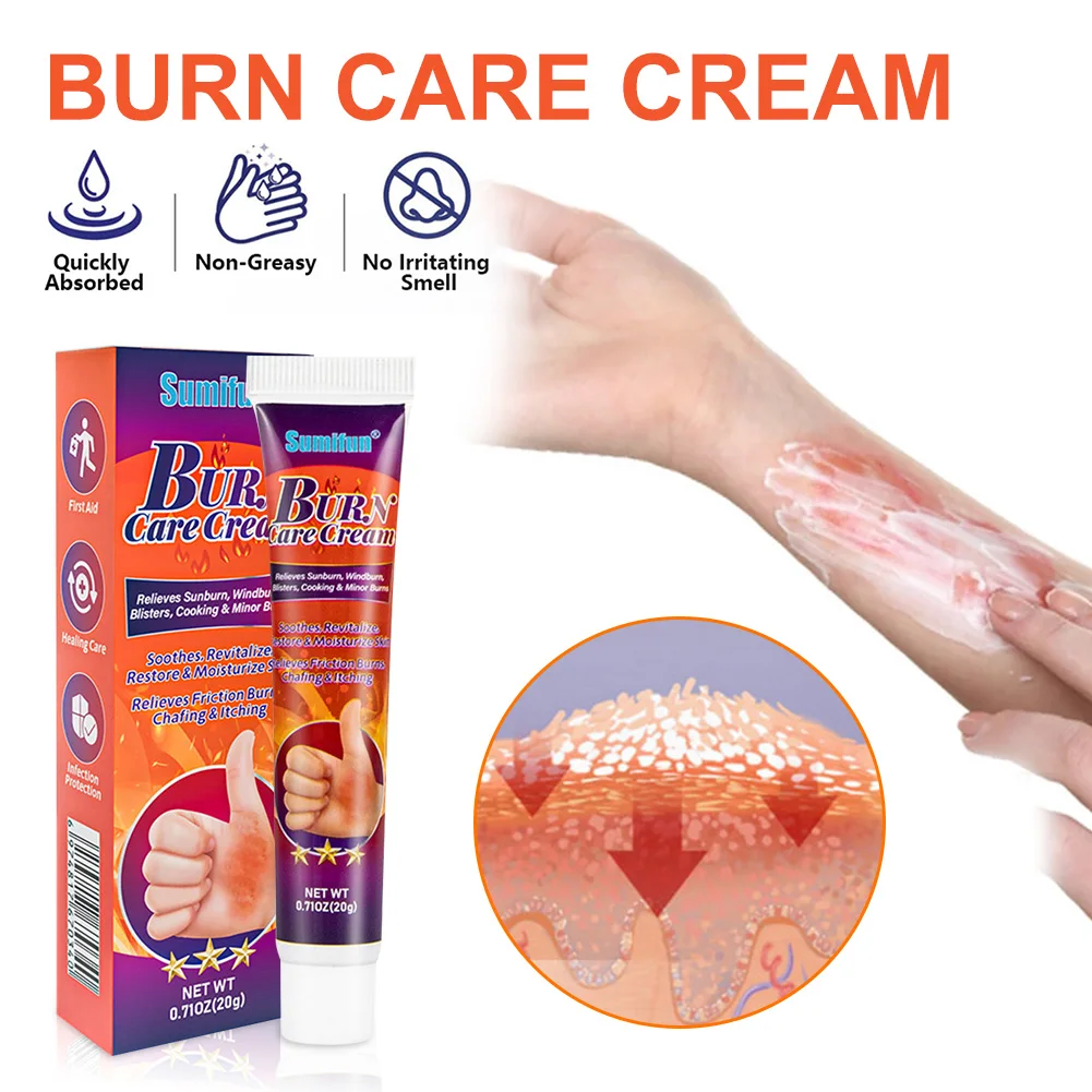 20g Scald Burn Cream Natural Herbal Wound Burn Scald Pain Relief Ointment Anti Infection Scar Inhibition Skin Care Cream Dropshi
20g Scald Burn Cream Natural Herbal Wound Burn Scald Pain Relief Ointment Anti Infection Scar Inhibition Skin Care Cream Dropshi