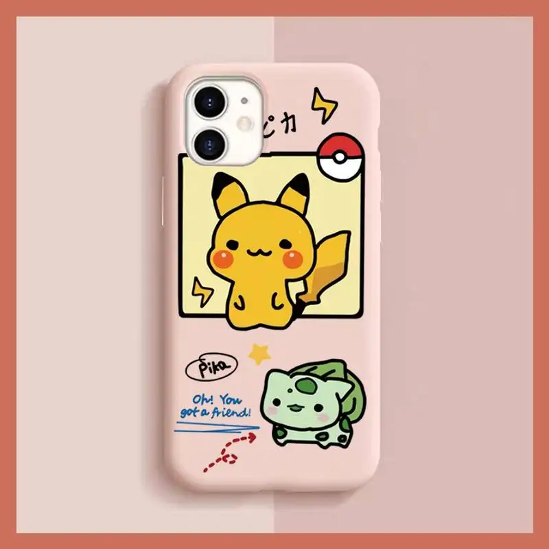 BANDAI Pokemon Phone Case for iPhone 11 12 13 Mini Pro Xs Max 8 7 6 6S Plus X XR Solid Candy Color Case
BANDAI Pokemon Phone Case for iPhone 11 12 13 Mini Pro Xs Max 8 7 6 6S Plus X XR Solid Candy Color Case