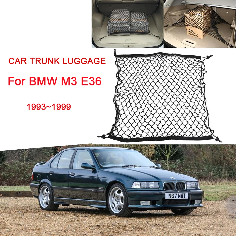 Car Rear Trunk Nets For BMW M3 E36 GT 1993~1999 Nylon Rubber Luggage Cargo Organizer Storage Bags Elastic 70cm Auto Accessories
Car Rear Trunk Nets For BMW M3 E36 GT 1993~1999 Nylon Rubber Luggage Cargo Organizer Storage Bags Elastic 70cm Auto Accessories