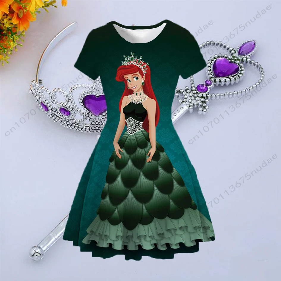 Summer new children's clothing Disney princess dress print round neck short-sleeved skirt casual cute princess series dress
Summer new children's clothing Disney princess dress print round neck short-sleeved skirt casual cute princess series dress