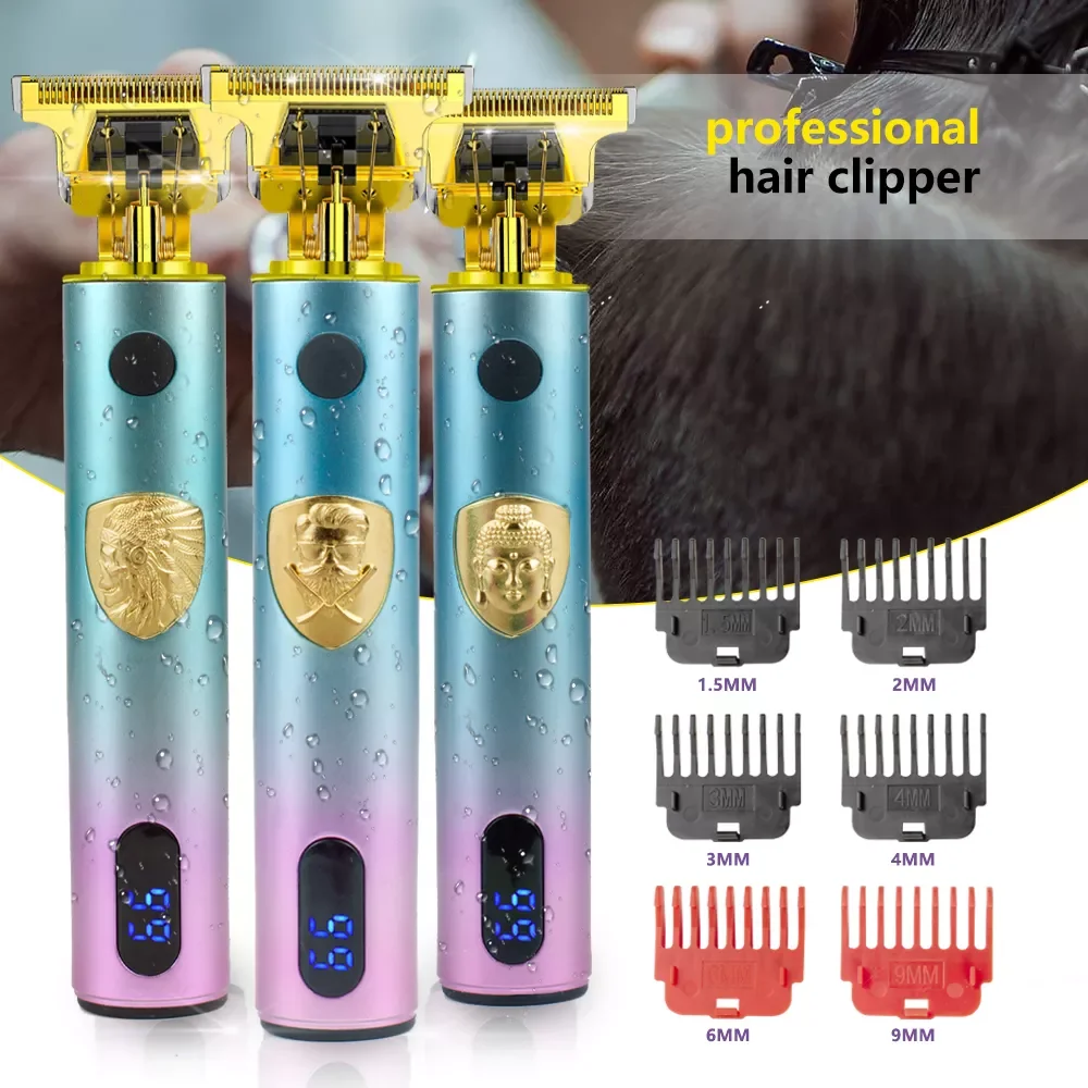 Ultra Light Barber Accessories Feel Good Barbershop LCD T9 Hair Trimmer for Men Professional Hair Clipper Men's Shaver Machi
Ultra Light Barber Accessories Feel Good Barbershop LCD T9 Hair Trimmer for Men Professional Hair Clipper Men's Shaver Machi