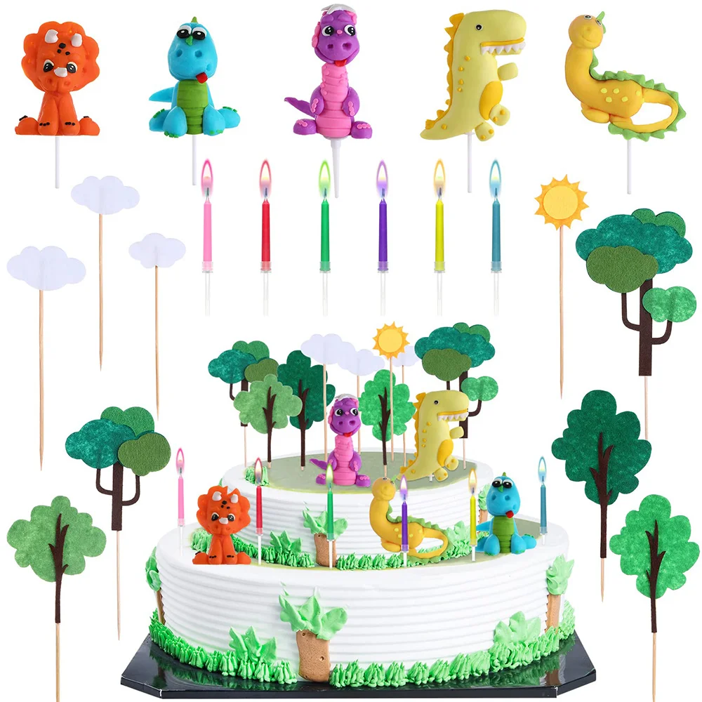 Dinosaur Cake Toppers Decorations Leaf Coconut Tree Dino Themed Party Wild Animals Kids Baby Shower Supplies Birthday
Dinosaur Cake Toppers Decorations Leaf Coconut Tree Dino Themed Party Wild Animals Kids Baby Shower Supplies Birthday