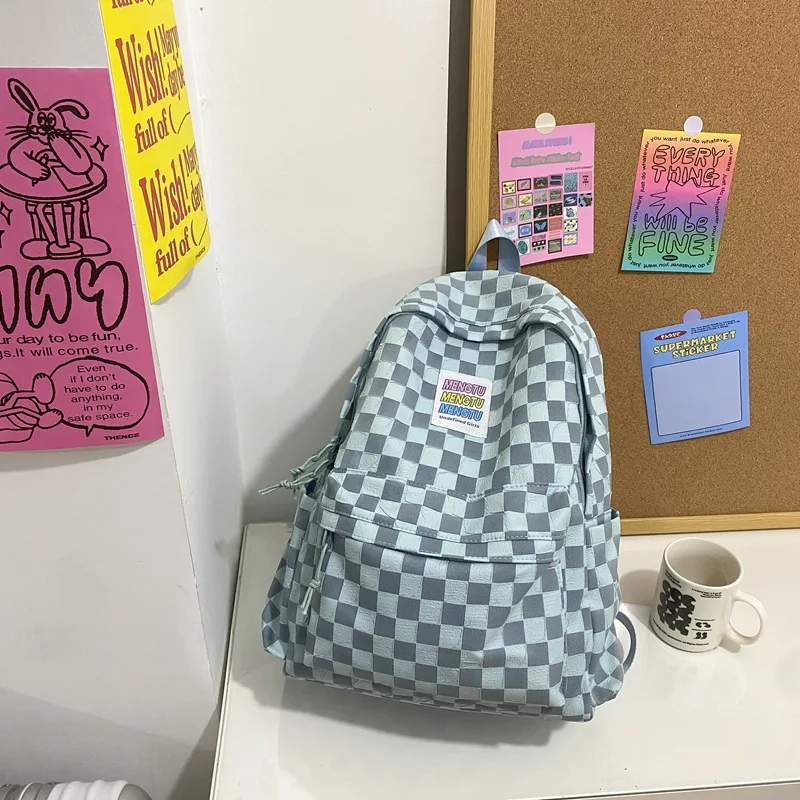 Plaid Pattern Women's Backpack Bag 2022 Trend Outdoor Travel Schoolbags for Student Outdoor Fashion Female Backbags
Plaid Pattern Women's Backpack Bag 2022 Trend Outdoor Travel Schoolbags for Student Outdoor Fashion Female Backbags