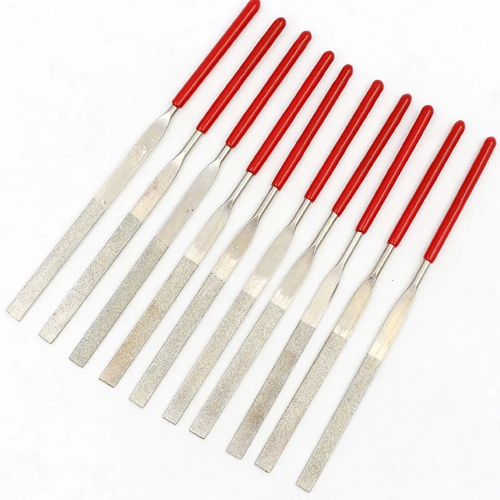 Needle Files Set Mini Needle Files Room Indoor 10 Pcs/Set 3*140mm Electroplated Diamond Red+Silver High Quality
Needle Files Set Mini Needle Files Room Indoor 10 Pcs/Set 3*140mm Electroplated Diamond Red+Silver High Quality