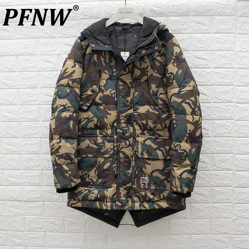 PFNW 2023 Autumn Winter New Men's Fashion Hooded Camouflage High Street Padded Tide Zippers Pockets Casual Cotton Coat 12A7022
PFNW 2023 Autumn Winter New Men's Fashion Hooded Camouflage High Street Padded Tide Zippers Pockets Casual Cotton Coat 12A7022