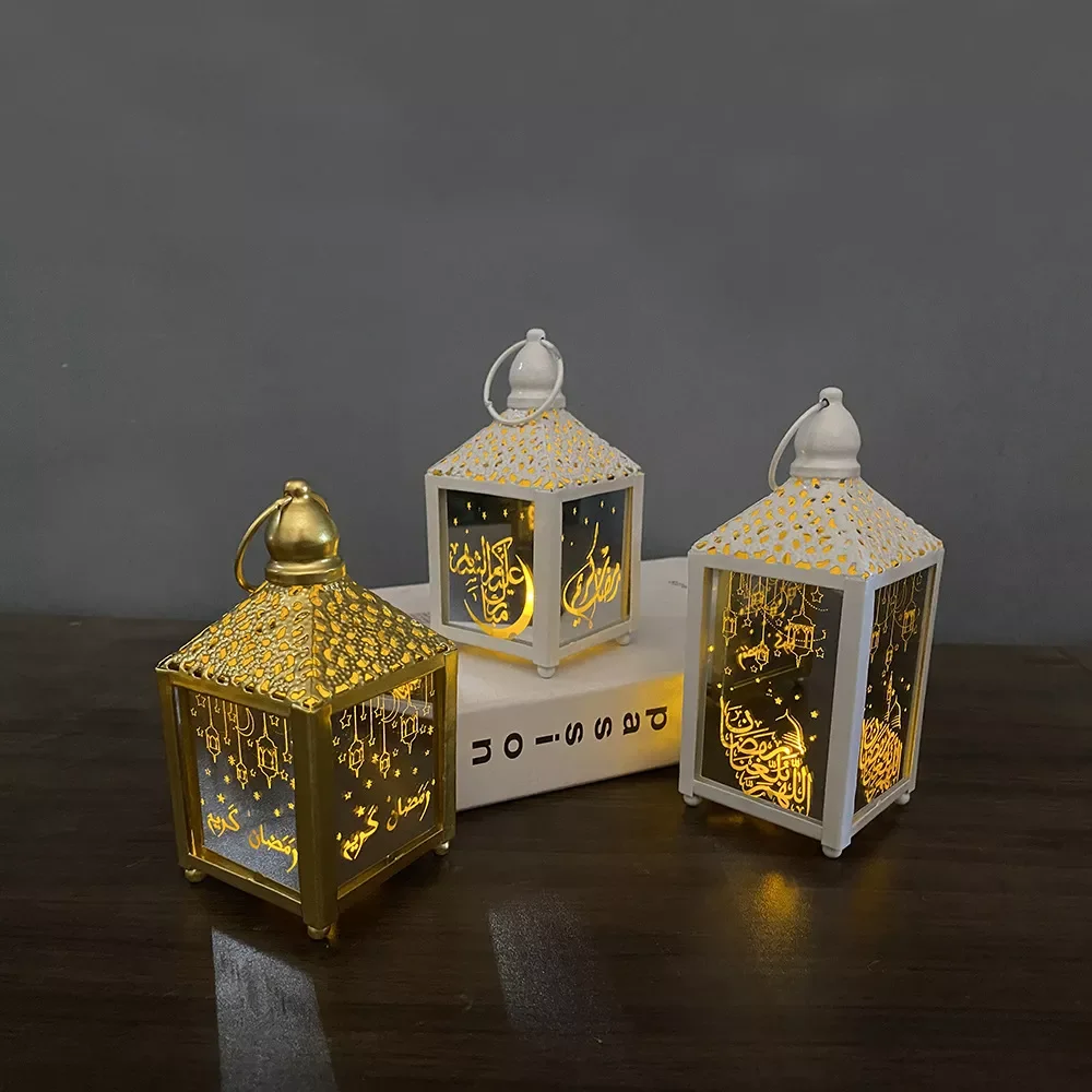 NEW LED Iron Wind Lamp EID Eid Ramadan Lantern Home Decoration White Craft Ornament
NEW LED Iron Wind Lamp EID Eid Ramadan Lantern Home Decoration White Craft Ornament
