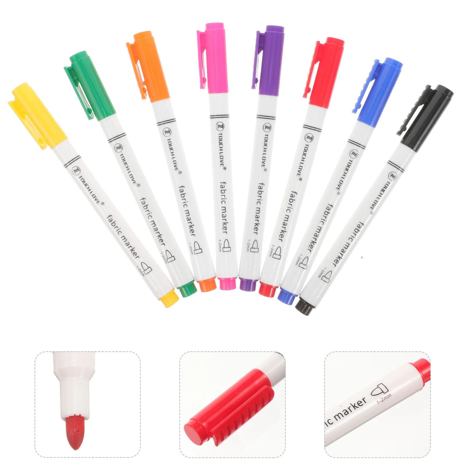 8pcs Household Graffiti Markers Multi-function Fabric Pens Convenient Paint Markers
8pcs Household Graffiti Markers Multi-function Fabric Pens Convenient Paint Markers