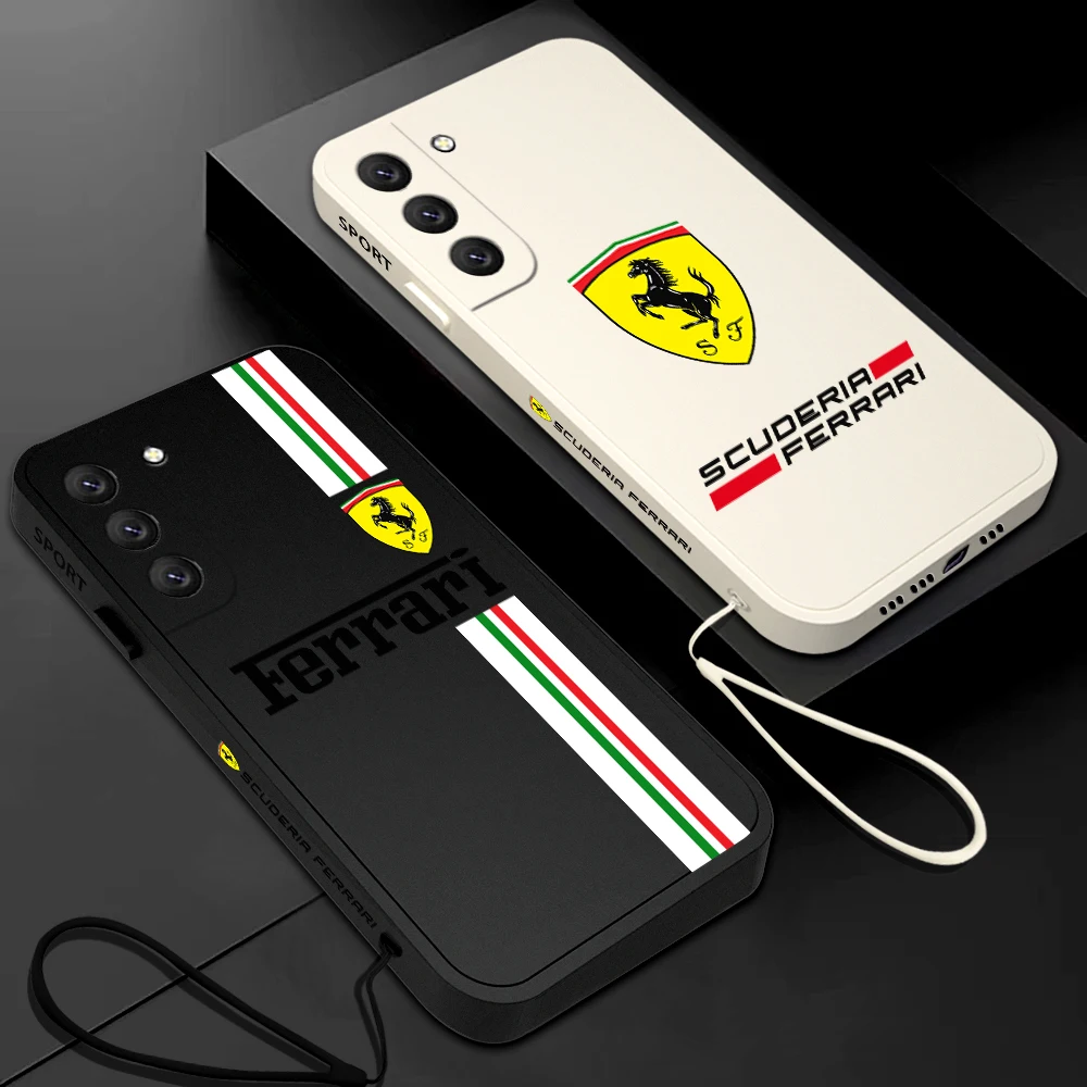 Luxury F-Ferrari Car Brand Phone Case For Samsung Galaxy S23 S22 S21 S20 Ultra Plus FE S10 Note 20 Plus With Lanyard Cover
Luxury F-Ferrari Car Brand Phone Case For Samsung Galaxy S23 S22 S21 S20 Ultra Plus FE S10 Note 20 Plus With Lanyard Cover