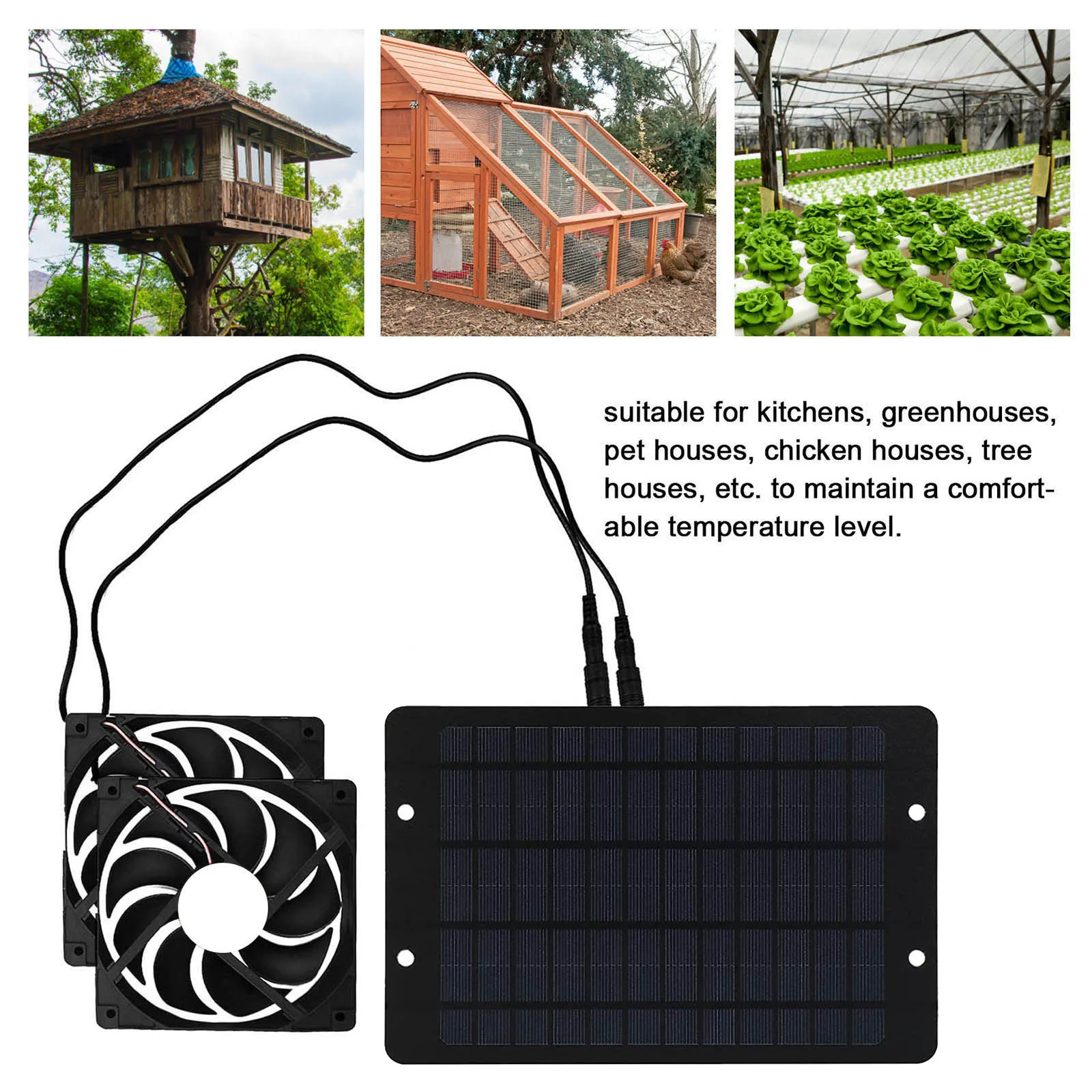 Solar Energy High-Quality Materials Solar Exhaust Fan Ventilation Fan 10W 12V Greenhouse RV Fan Portable 2m Cable
Solar Energy High-Quality Materials Solar Exhaust Fan Ventilation Fan 10W 12V Greenhouse RV Fan Portable 2m Cable