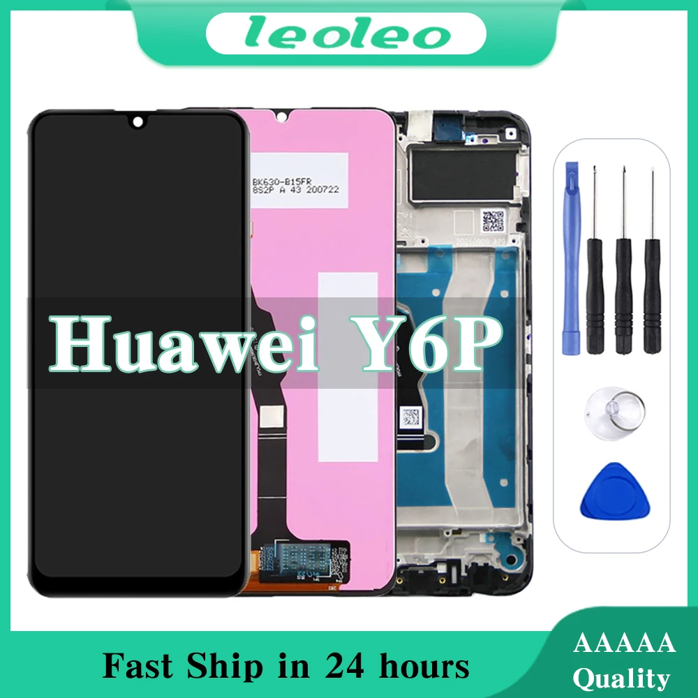 6.3'' for Huawei Y6P LCD with Frame Touch Screen Digitizer Replacement for Huawei Y6P 2020 MED-LX9 MED-LX9N LCD Display Screen
6.3'' for Huawei Y6P LCD with Frame Touch Screen Digitizer Replacement for Huawei Y6P 2020 MED-LX9 MED-LX9N LCD Display Screen
