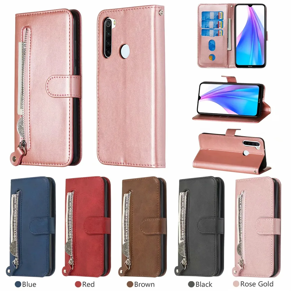 Leather Flip Wallet Case For Xiaomi Redmi Note 8/Note 8 Pro/RedMi 8A Note 10 Pro Magnetic Shockproof Zipper Stand Phone Cover
Leather Flip Wallet Case For Xiaomi Redmi Note 8/Note 8 Pro/RedMi 8A Note 10 Pro Magnetic Shockproof Zipper Stand Phone Cover
