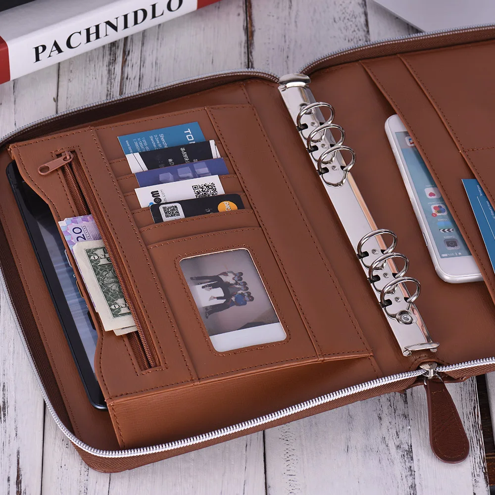 Portable Pu Leather Padfolio Business Portfolio Holder Organizer With Zippered Closure Card Slot Document Storage Case
Portable Pu Leather Padfolio Business Portfolio Holder Organizer With Zippered Closure Card Slot Document Storage Case