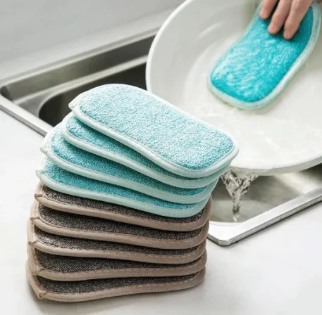 Double Sided Sponge Kitchen Cleaning Towel Kitchenware Brushes Anti Grease Wiping Rags Absorbent Washing Dish Cloth Accessories
Double Sided Sponge Kitchen Cleaning Towel Kitchenware Brushes Anti Grease Wiping Rags Absorbent Washing Dish Cloth Accessories