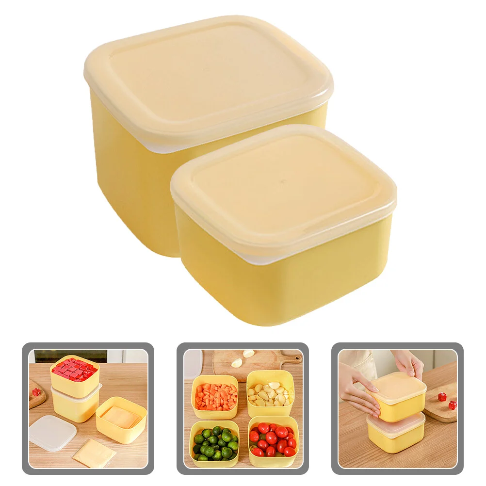 2 Pcs Snack Bowl Sealing Butter Cases Creme Cheese Dishes Storage Holders Kitchen Supplies Sealed Container
2 Pcs Snack Bowl Sealing Butter Cases Creme Cheese Dishes Storage Holders Kitchen Supplies Sealed Container