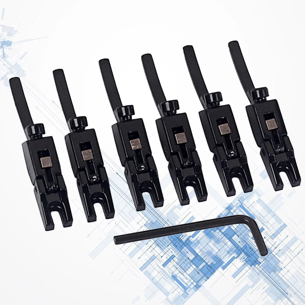 6pcs Tremolo Guitar Bridge Saddles for Electric Guitar Ukulele Replacement Parts Accessories
6pcs Tremolo Guitar Bridge Saddles for Electric Guitar Ukulele Replacement Parts Accessories