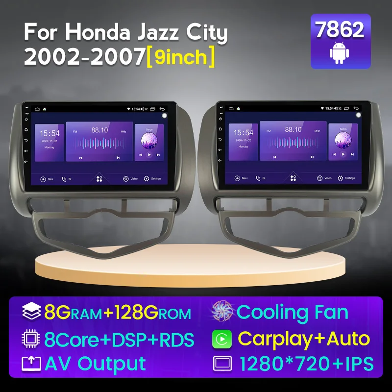 9 ''Fellostar Android11 8 + 128G автомобильное умное радио для HONDA JAZZ City 2002-2005 2006 2007 IPS экран Carplay Автомобильный Вентилятор охлаждения
9 ''Fellostar Android11 8 + 128G автомобильное умное радио для HONDA JAZZ City 2002-2005 2006 2007 IPS экран Carplay Автомобильный Вентилятор охлаждения