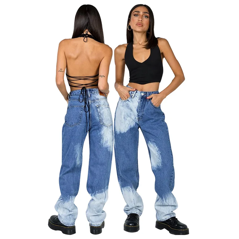 Chunky Dunky High Waisted Jeans Trousers Hand Polished White Washed Casual Jeans Ripped Jeans for Women Cargo Pants Women
Chunky Dunky High Waisted Jeans Trousers Hand Polished White Washed Casual Jeans Ripped Jeans for Women Cargo Pants Women