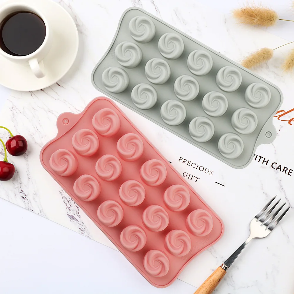 FANGLELAND Rotary nest 15 concave rose shape silicone chocolate mold baking cake mold ice mold
FANGLELAND Rotary nest 15 concave rose shape silicone chocolate mold baking cake mold ice mold